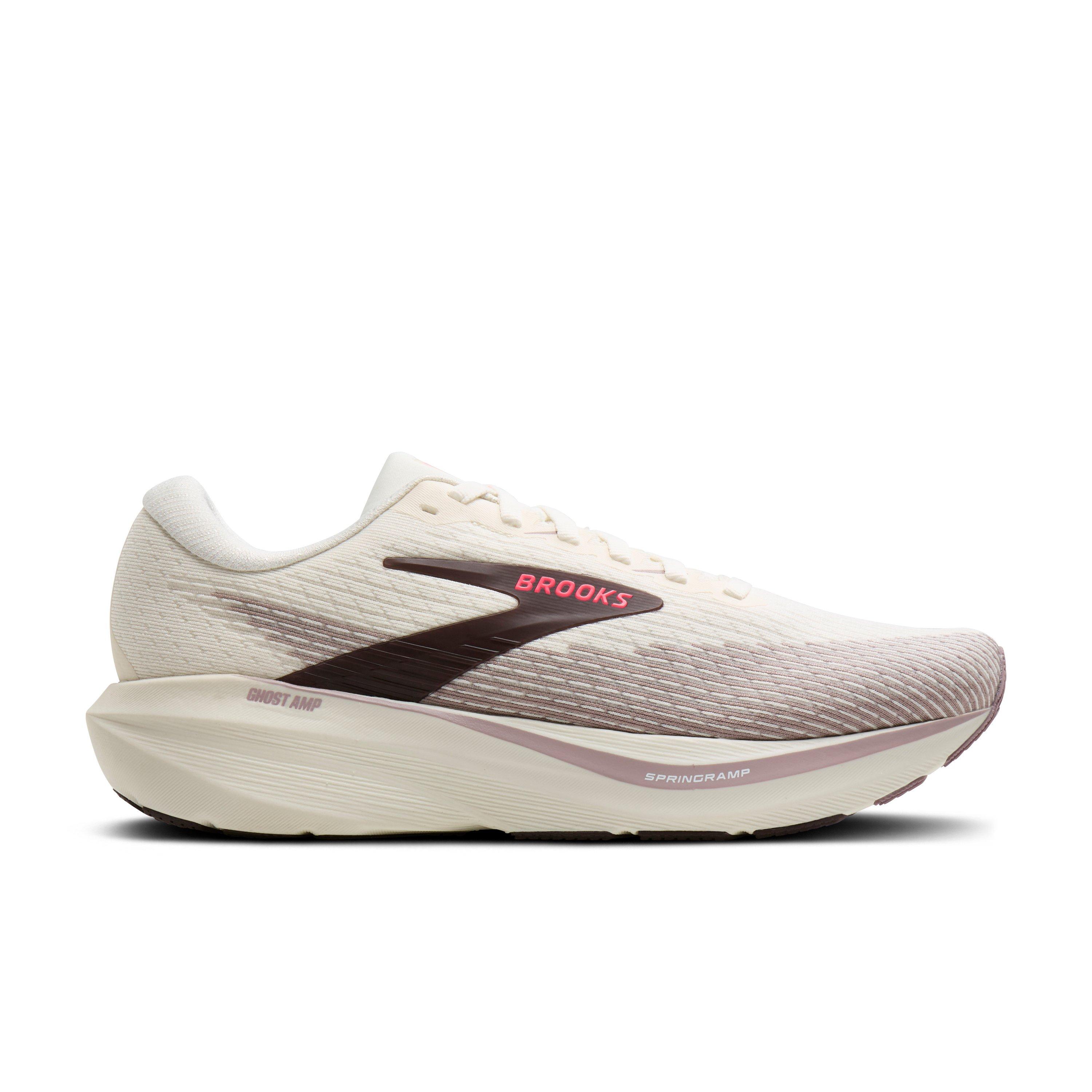 Brooks Ghost Amp "Arctic Wolf/Dove/Pink" Women's Running Shoe - WOLF/DOVE/PINK